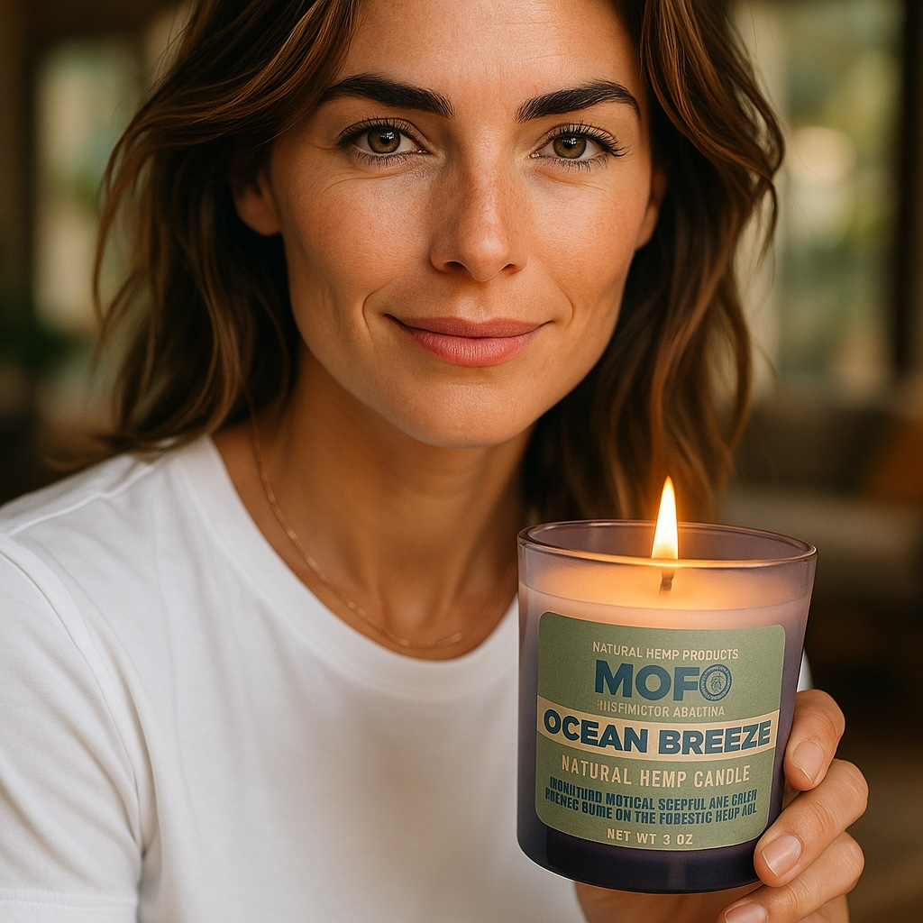NEW Ocean Breeze Hemp Candle