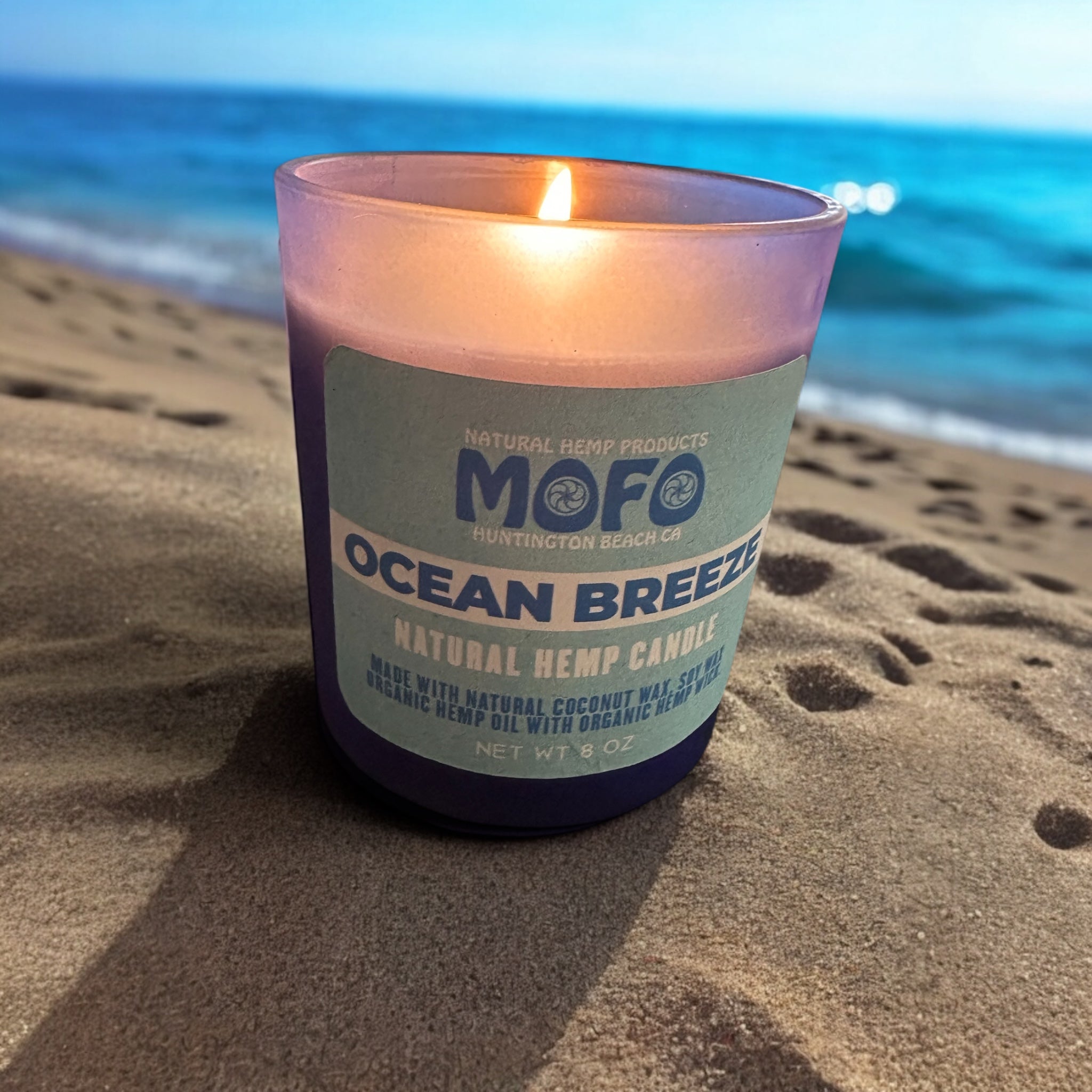 NEW Ocean Breeze Hemp Candle