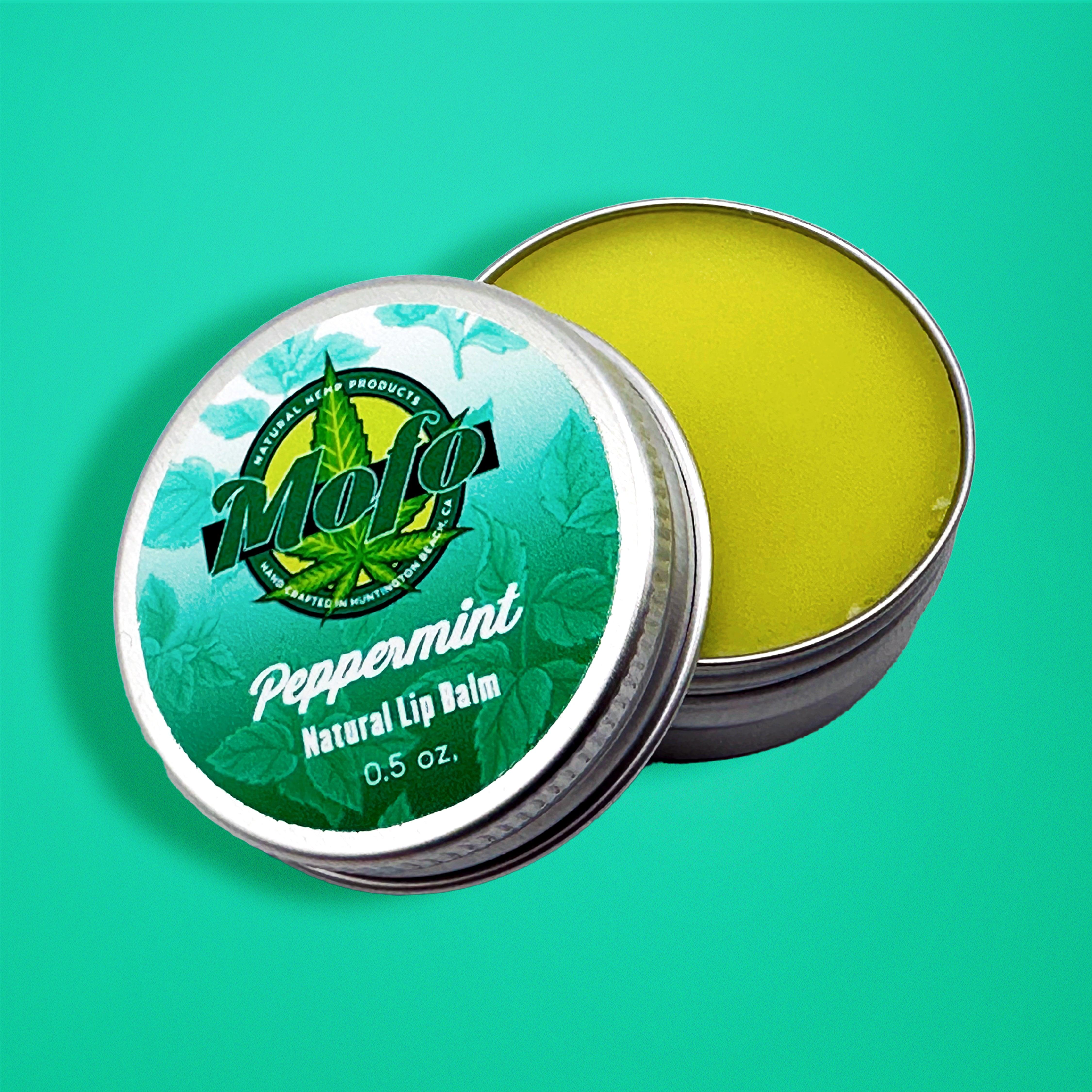 Natural Peppermint lip balm - Mofo